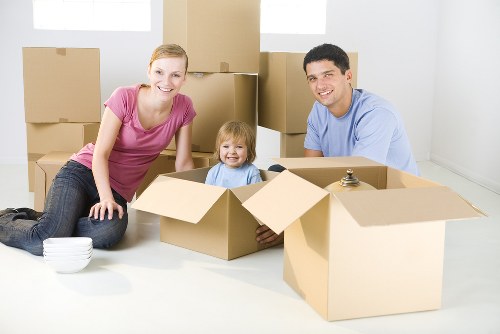 Commercial moving team planning an office relocation in Putney