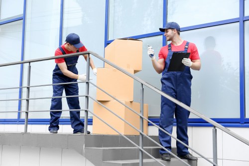 Local moving team handling a flat move in Putney