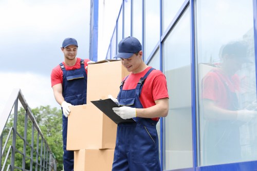 House moving team planning a local removal in Putney