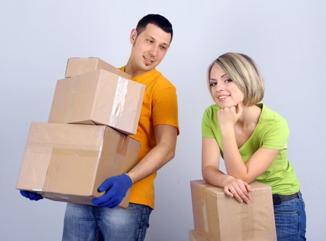 Commercial movers handling an office relocation in Putney