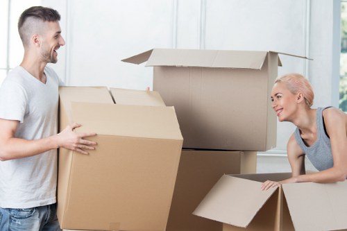 Packing and loading furniture into a moving truck in Putney