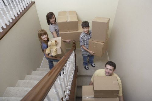 Local office move logistics near Putney streets and buildings